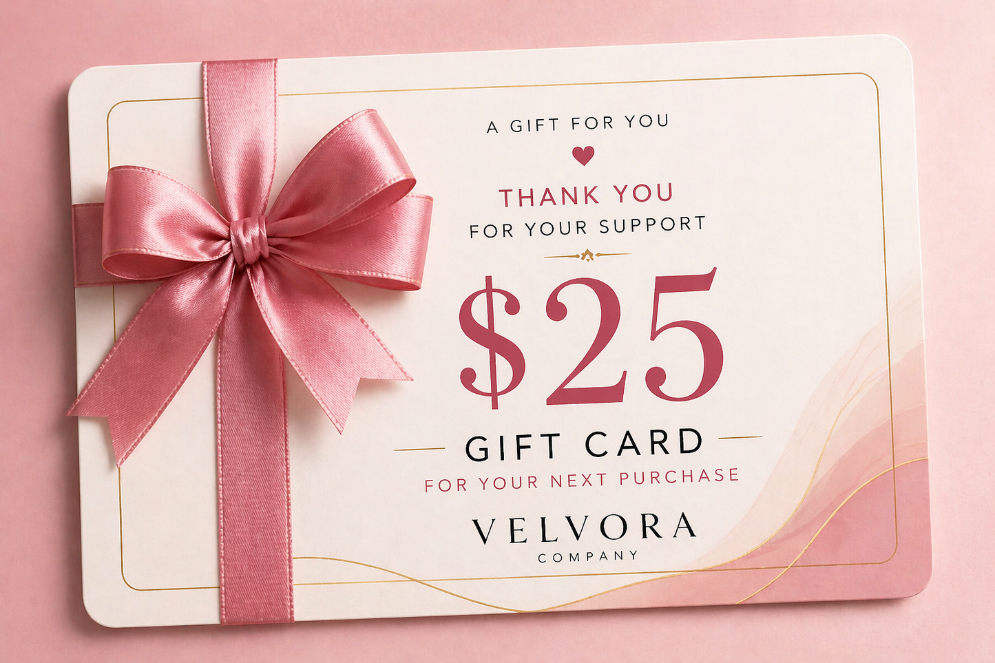 velvorastore Gift card $25