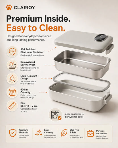 Portable Self-Heating Electric Lunch Box™
