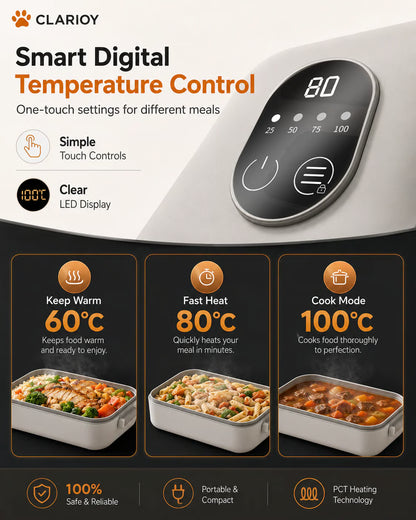 Portable Self-Heating Electric Lunch Box™